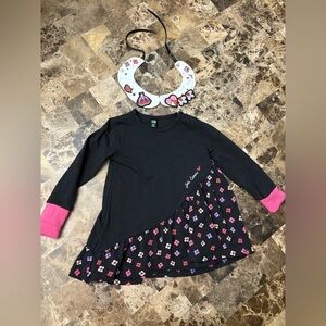 Nano Black and Pink Casual Dress with Timeless Appeal 24 months